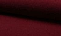 Luxury 100% Boiled Wool Fabric Material – WINE